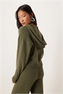 Свободная вязаная толстовка с капюшоном co-ord артикул 149248936
