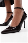 Туфли на каблуке с ремешком на щиколотке артикул 150706271