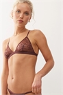 Бюстгальтер с кружевным треугольным верхом артикул 152420534