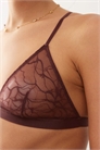 Бюстгальтер с кружевным треугольным верхом артикул 152420534
