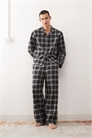 Пижама из фланели с широкими штанинами co-ord артикул 152803264