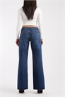 Джинсы с низкой талией, свободного кроя и широкими брючинами артикул 152705850