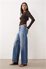 Джинсы свободного кроя с низкой посадкой артикул 154174052