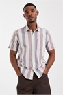 Летняя рубашка с коротким рукавом и полосками от Portwell артикул 154715294