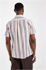 Летняя рубашка с коротким рукавом и полосками от Portwell артикул 154715294