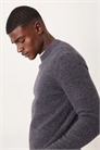 Свитер с круглым вырезом из шерстяной смеси артикул 151559897