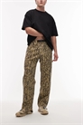 Брюки прямого кроя из канваса с узором «таос» артикул 155091475