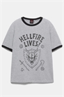Футболка «Hellfire lives stranger things» артикул 155469823