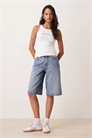 Длинные джинсовые шорты артикул 154174063