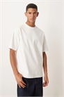 Футболка премиум-класса из ткани интерлок свободного кроя артикул 152318734
