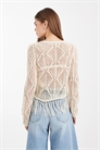 Топ с бахромой в стиле бохо, связанный крючком артикул 154079189