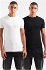 Набор из 2 футболок с облегающим кроем «Essentials» артикул 148890298