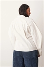 Рубашка из плотной хлопчатобумажной ткани с вырезанным силуэтом артикул 147406860