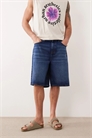 Джинсовые шорты-бермуды артикул 153890632