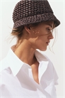 Соломенная шляпа-козырек артикул 1321776001