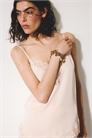 Топ на бретельках с кружевной отделкой артикул 1335065001