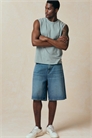 Джинсовые шорты-бермуды артикул 153890268