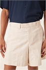 Стильные шорты из смешанного льна артикул 139728697