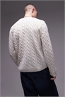 Фирменный свитер с косой вязкой артикул 135806323