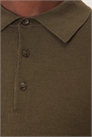 Трикотажная рубашка-поло с длинными рукавами на пуговицах из 100% шерсти артикул 151558801