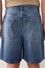 Джинсовые шорты средней длины артикул 153890269