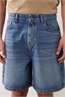 Джинсовые шорты средней длины артикул 153890269