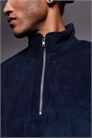 Флисовая кофта с четвертью молнии и воротником-воронкой артикул 146924982