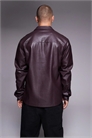 Рубашка из искусственной кожи артикул 147764076