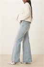 Джинсы с расклешенными брючинами свободного кроя артикул 150178805