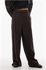 Брюки-папаши с широкими брючинами, сшитые на заказ артикул 152155936