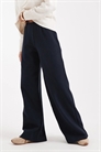 Брюки с мягкой ребристой отделкой и широкими брючинами артикул 143441222