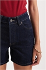Джинсовые шорты с высокой талией длиной 5 дюймов артикул 154606360