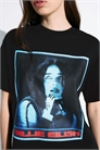 Футболка с принтом и короткими рукавами Billie Eilish артикул 156585994