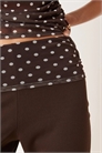 Брюки-капри с сетчатыми вставками co-ord артикул 150748162