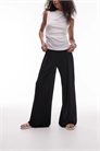 Брюки с эластичным поясом и широкими брючинами из эластичного материала артикул 144136689