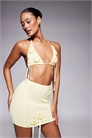 Мини-юбка с вязаным корсажем из коллекции «Флора» co-ord артикул 141793164
