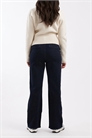 Джинсы с широкими брючинами и швом спереди артикул 151897158