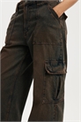 Джинсы-карго свободного кроя артикул 147913782