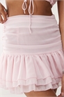 Мини-юбка из ткани рара с рюшами co-ord артикул 148304264