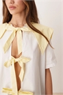 Блуза-смук с бантиком от Romy артикул 143081500