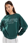 Свитшот с круглым вырезом в стиле «релакс» из линейки «Athletic Essentials» артикул 151110646