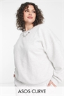ASOS DESIGN Curve: свитшот свободного кроя артикул 120834695