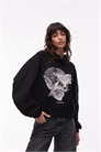 Толстовка с капюшоном Dana с принтом «Череп и птица» артикул 152940675