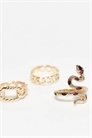 Набор колец с разнообразными дизайнами артикул 150834074
