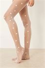 Колготки с рисунком в виде сердечек артикул 148916127
