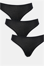 Набор из 3 хлопковых трусиков бразильского кроя артикул 143262721