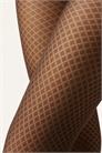 Колготки с ромбовидным узором артикул 153539289