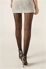 Прозрачные колготки с блестящим швом сзади артикул 153932203