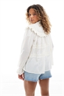 Рубашка с оборками и кружевными вставками артикул 141734155