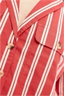 Рубашка прямого кроя в полоску co-ord артикул 141414684